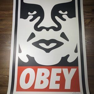 Shepard Fairey Obey Classic Icon Art Print Poster Signed 24x36 Andre The Giant